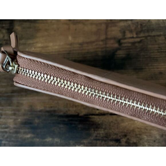 Tory Burch leather key holder / wallet in light brown - Picture 6 of 11